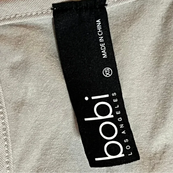 bobi Grey Cold Shoulder Mini Dress - Picture 5 of 5